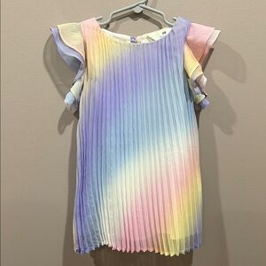 H&M Kids Pastel Rainbow Pleated‎ Dress